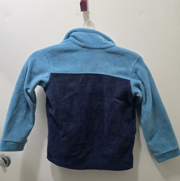 NWT Columbia Two-Tone Blue Fleece Jacket - Picture 8 of 11